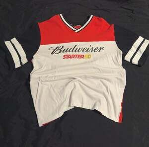 Starter Black Label x Budweiser 50th Anniversary Shirt Size Large
